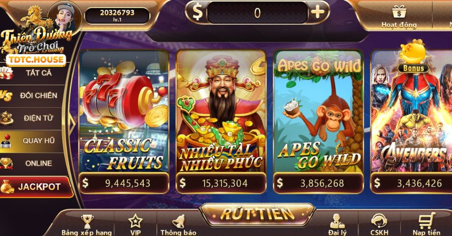 Game Nổ Hũ (Slots) tại mwc casino